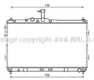 AVA QUALITY COOLING hya2418 -  Радиатор, охлаждение двигателя